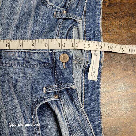 BKE Jeans Size 32 Gabby Curvy Fit Straight High Rise Tummy Control Raw Hem - Picture 9 of 12